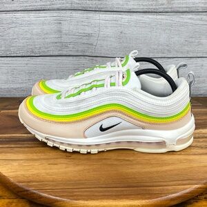 Nike Air Max 97 Feel Love White Pink Green Shoes FD0870-100 Women’s Size 11.5